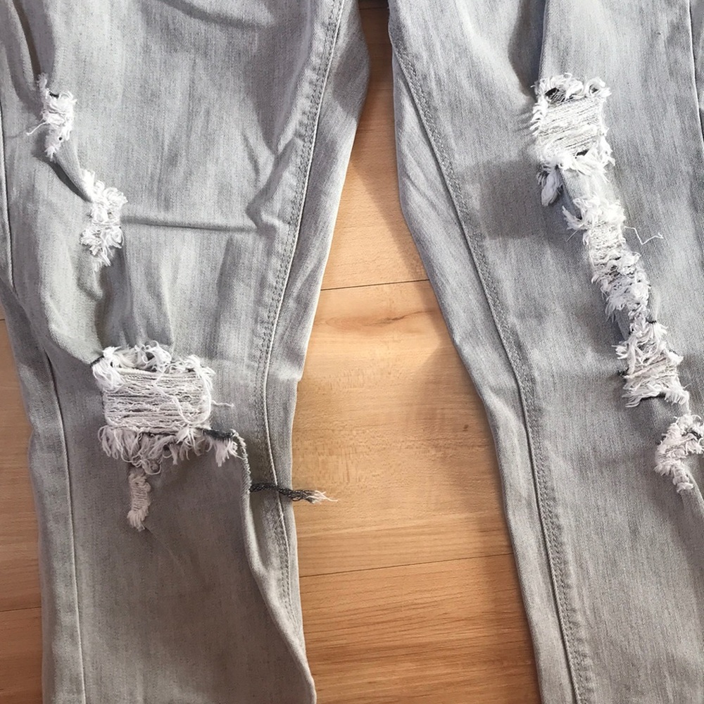 Grey Ripped Jeans - Picture 3 of 3